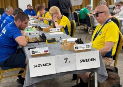 17. IBCA olympiáda v šachu zrakovo postihnutých reprezentačných družstiev, šachové zápasy