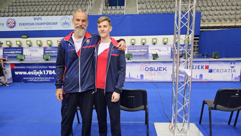 Viliam Holenda prepisoval rekordy: Na Majstrovstvách Európy v parastreľbe obsadil 4. a 5. miesto a dvakrát prekonal juniorský svetový rekord
